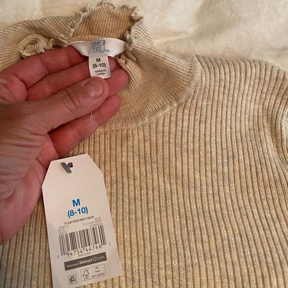 Time and True crocheted cardigan, medium 8 to 10 new with tags long - Picture 3 of 9